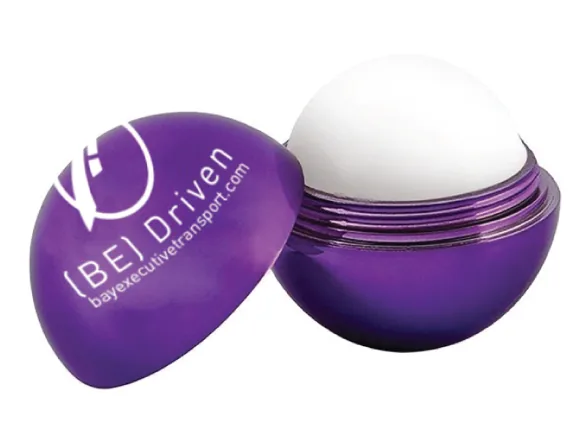 Custom branded lip balm
