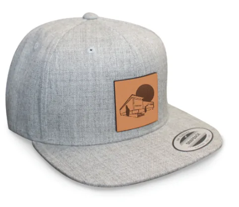 Custom branded snapback hat