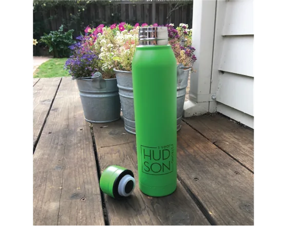 Custom branded water bottle