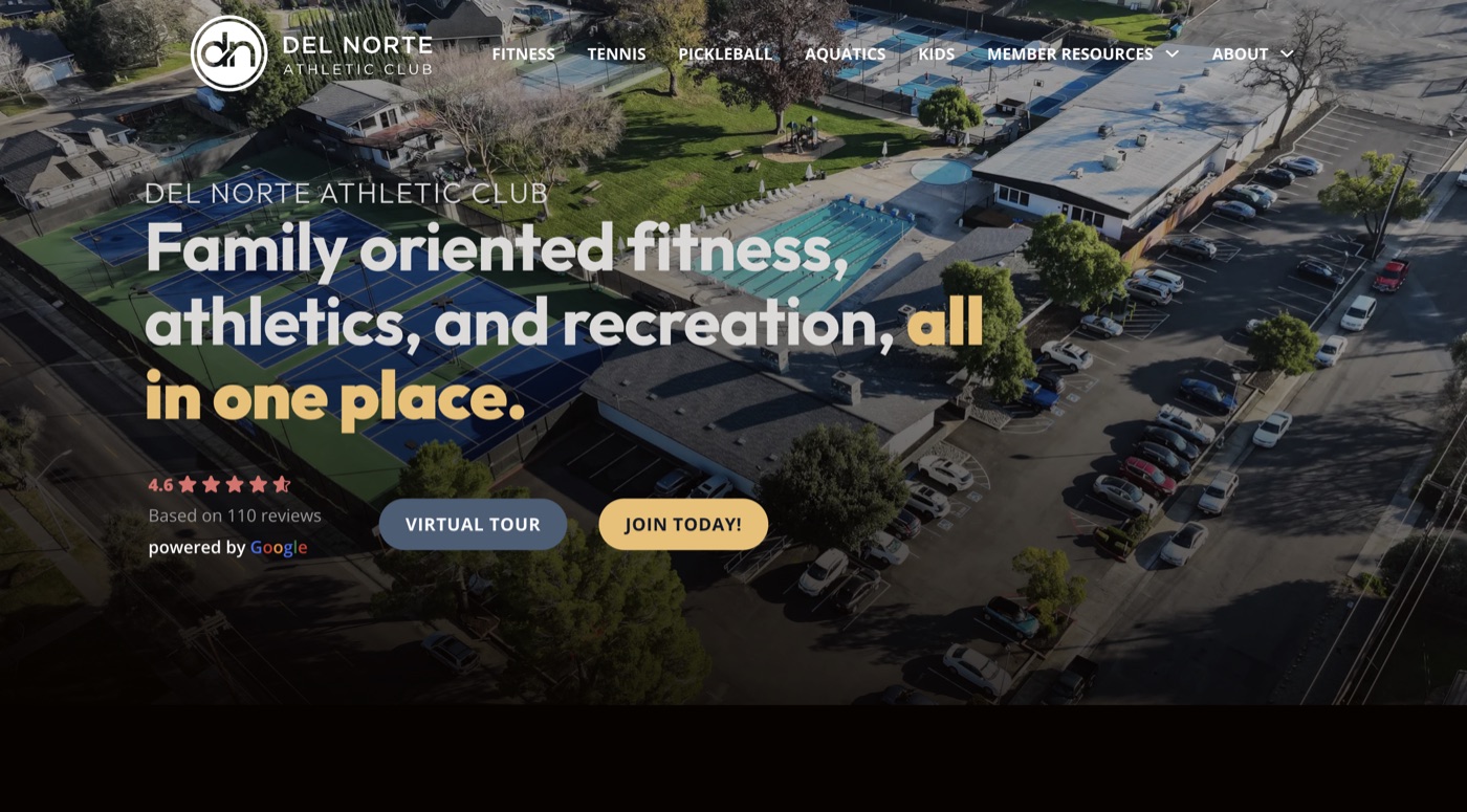 Del Norte Athletic Club homepage